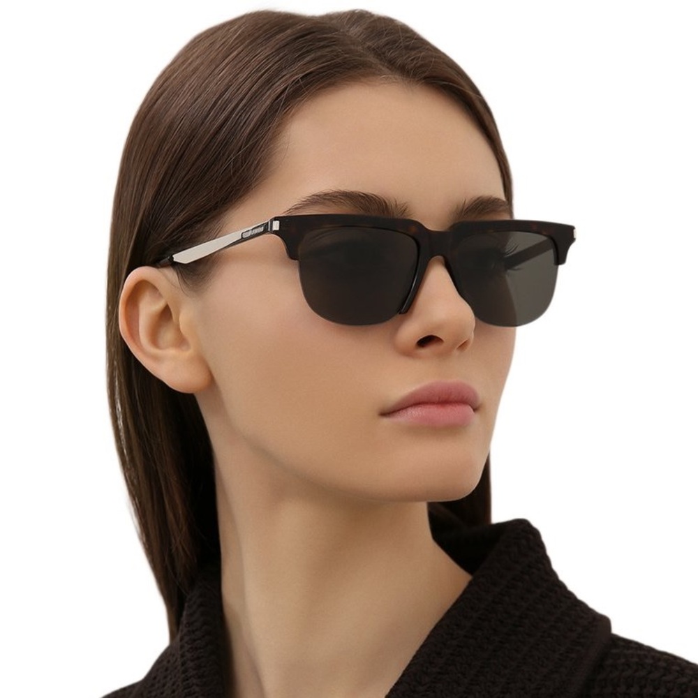 Saint Laurent Sl420 53mm Light Havana Unisex Sunglasses